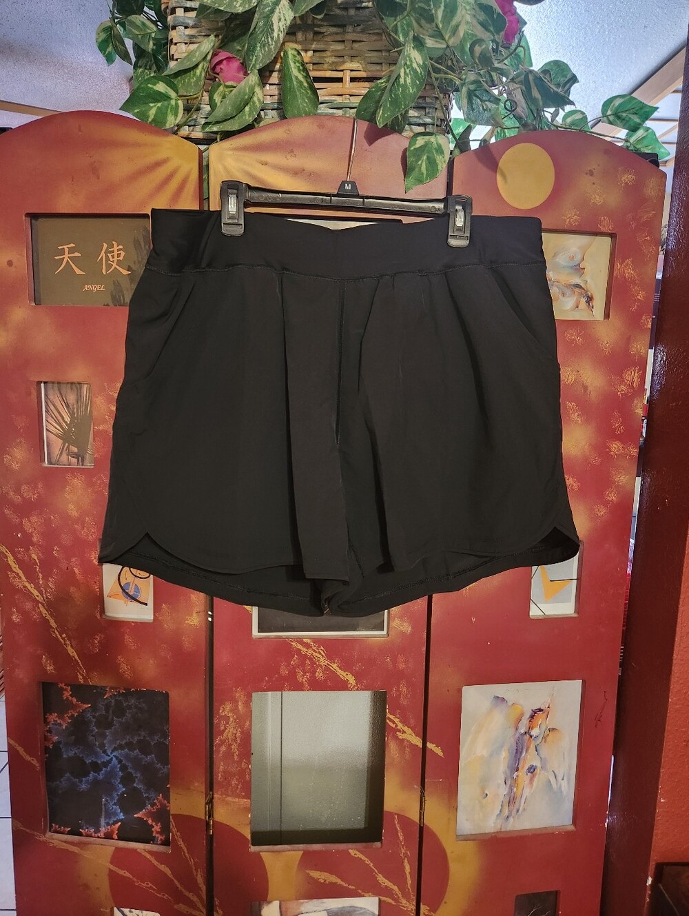 Lands’ End Ladies Swim Skort, Black, 22W